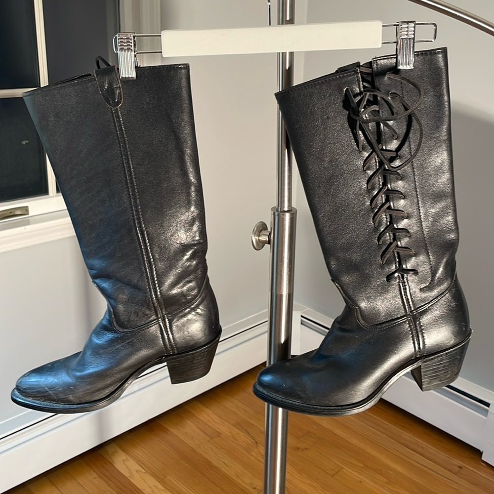 Vintage USA Harley Davidson leather boots